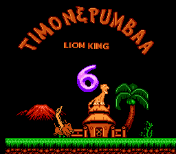 The Lion King 6 Title Screen